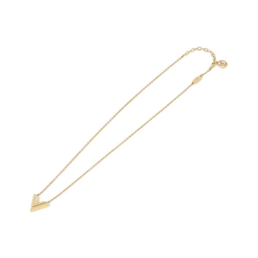 LOUIS VUITTON Gold Necklace - Picture 2 of 4